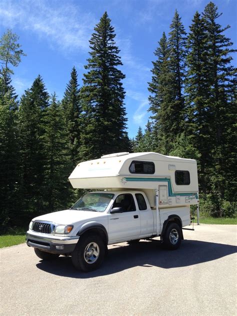 2003 Toyota Tacoma 4x4 V6 + 1994 Bigfoot 6-11 Import Truck Camper ...