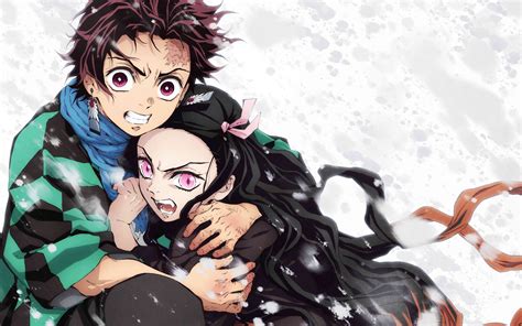 Tanjirou and Nezuko, Kimetsu no Yaiba, 4K, #5 Wallpaper PC Desktop