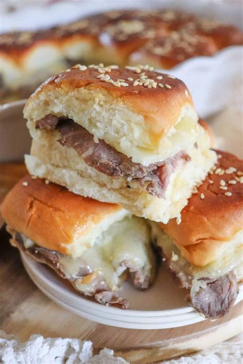 Roast Beef Sliders Recipe » Homemade Heather