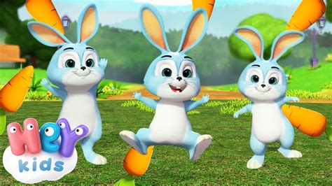 Sleeping Bunnies Hop Hop Hop 🐰 Song for Toddlers | HeyKids - Nursery ...