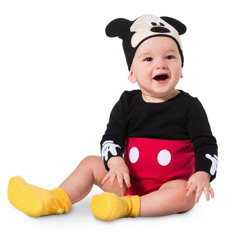 Mickey Mouse Costume Bodysuit Set for Baby - Personalizable | shopDisney | Mickey costume, Baby ...