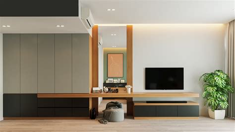 Townhouse interior on Behance