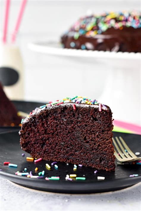 Eggless Chocolate Cake Recipe - The Conscious Plant Kitchen