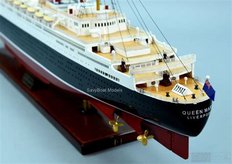 Queen Mary ocean liner Cunard Line - Ship Model | SavyBoat.com