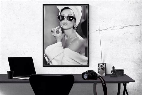 Audrey Hepburn Style Art, Audrey Poster Print, Audrey Hepburn Wall Art ...