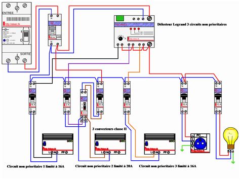 Schema tableau electrique avec convecteur - bois-eco-concept.fr