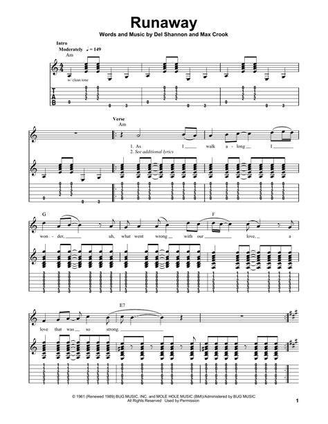 Runaway | Sheet Music Direct