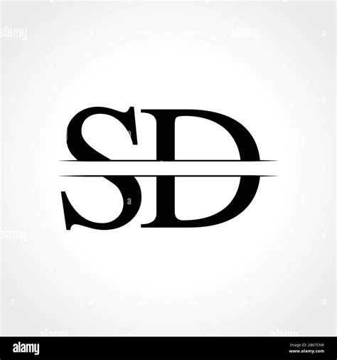 Initial Letter SD Logo Design Vector Template. SD Letter Logo Design ...