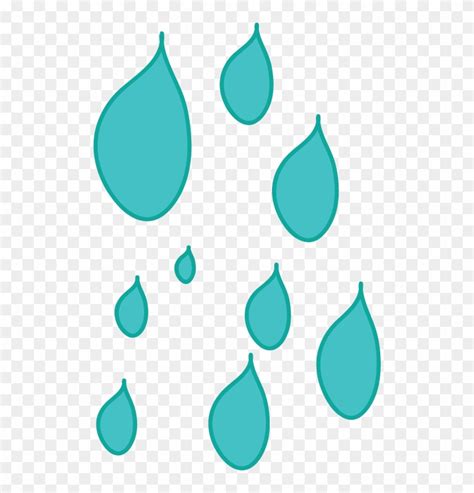 Clip Art Cartoon Raindrop - Rain Drops Cartoon Transparent - Free ...