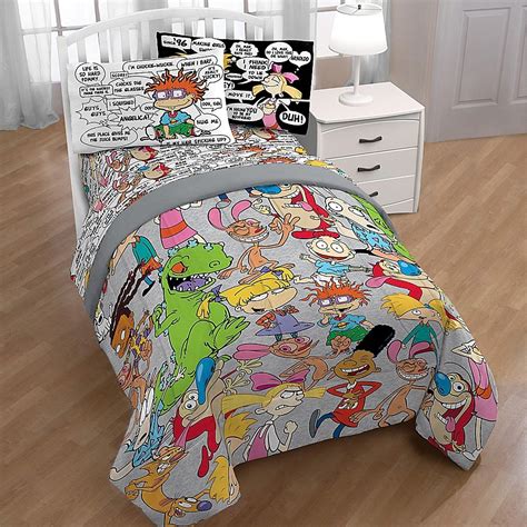 Nickelodeon Splat Nick 90's Twin/full Comforter Multi | Full comforter sets, Character bedroom ...