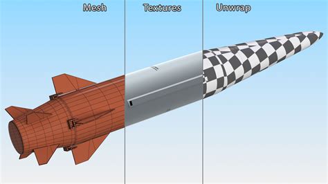 Kinzhal Kh-47M2 Nuclear Capable Hypersonic Missile 3D Model $79 - .3ds .blend .c4d .fbx .max .ma ...