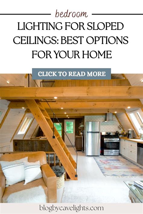 Lighting for Sloped Ceilings: Best Options for Your Home in 2024 | Attic lighting, Sloped ...