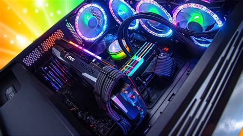 The ALL RGB Custom Gaming PC Build! - YouTube