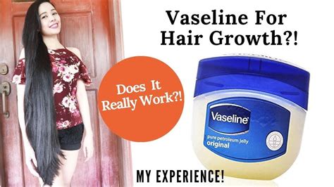 Vaseline Petroleum Jelly For Hair Growth & Remedy Dry Hair & Split Ends ...