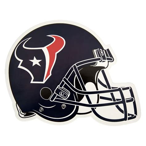 NFL Houston Texans Small Outdoor Helmet Decal | Nfl houston texans, Houston texans, Helmet