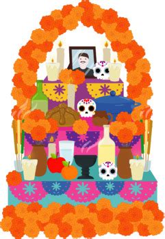 Altar de muertos, DAY OF the DEAD clipart, dia de muertos clipart ...