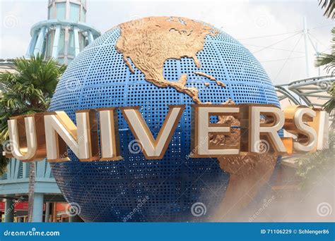 Universal Globe In Universal Orlando, Florida, USA Editorial Image ...