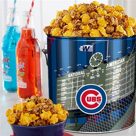 Garrett Popcorn Chicago Cubs Classic Tin | Tastes of Chicago