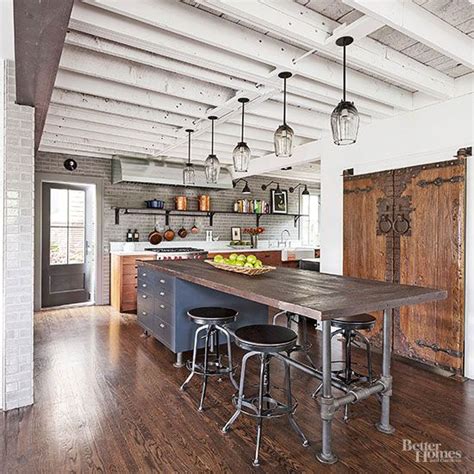 20 Industrial Kitchens That Mix Modern and Vintage | Rustic industrial ...