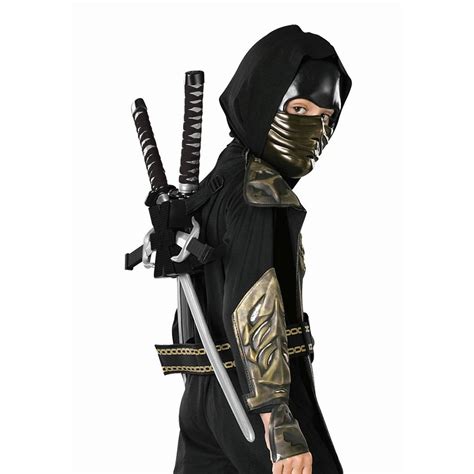 Child Costume Black Ninja Backpack Halloween Costume Accessory - Walmart.com