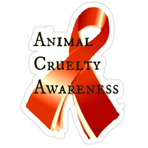 "Animal Cruelty Awareness" Stickers by justice4mary | Redbubble