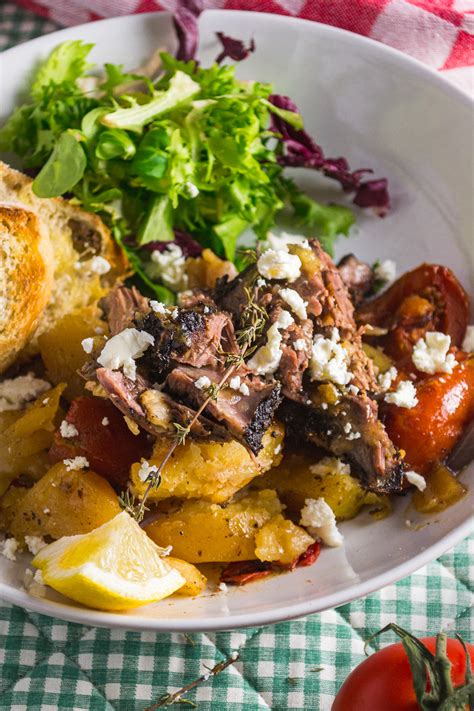 Easy Slow Cooked Greek Lamb (Lamb Kleftiko) - Scrummy Lane