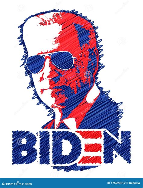 Joe Biden Aviator Sunglasses Royalty-Free Cartoon | CartoonDealer.com ...