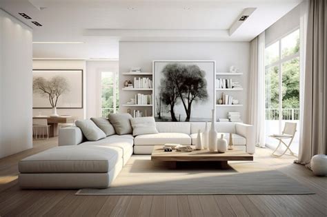 Premium AI Image | A beautiful clean look interior design