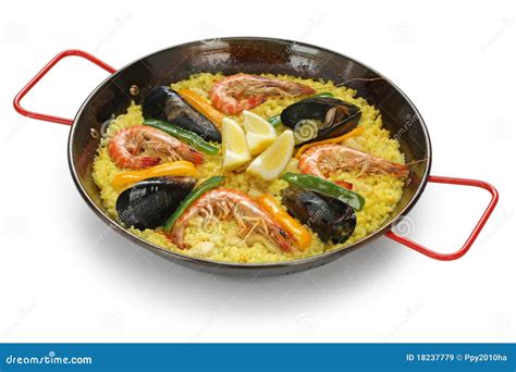 Paella , Spanish Rice Dish Royalty Free Stock Images - Image: 18237779