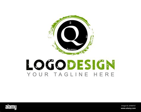 Letter Q Logo Design. Your Text Here . Logo Template on white ...