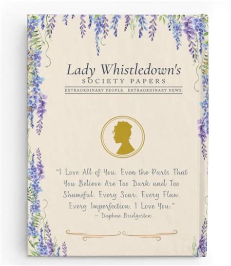 Bridgerton Diary Lady Whistledown Journal Bridgerton Quotes - Etsy