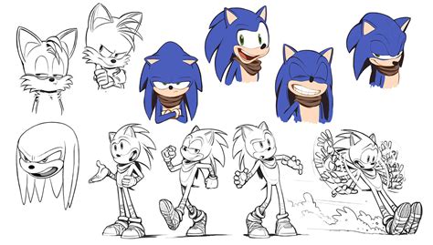 Sonic Boom Concept Art & Characters