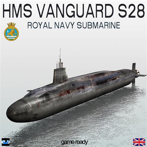 obj hms vanguard s28 submarine