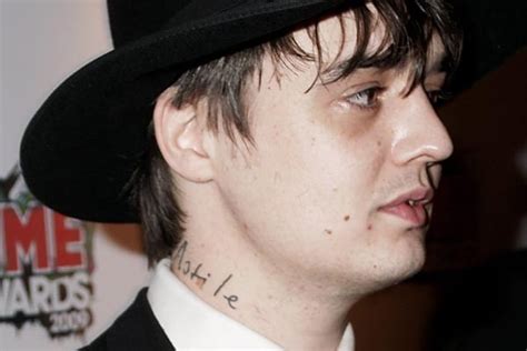 Pete Doherty Tattoos – Celebrities Tattooed