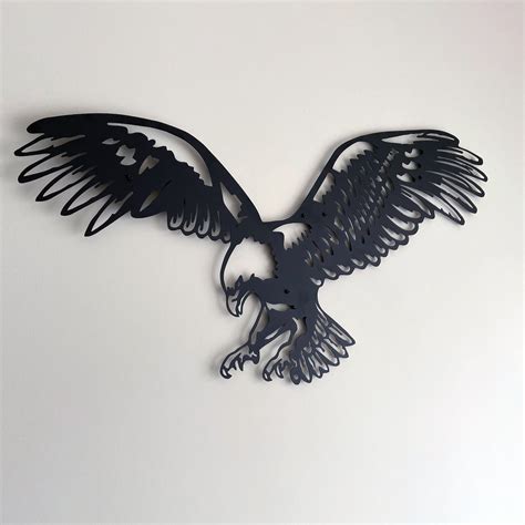 Large Metal Eagle Wall Art Eagle Wall Decor Metal Wall Art - Etsy