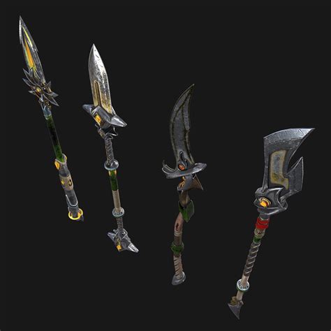 War staves 3d model