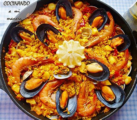 PAELLA DE MARISCO - Receta paso a paso