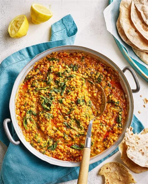 Vegan Coconut dhal and chapatis - delicious. magazine