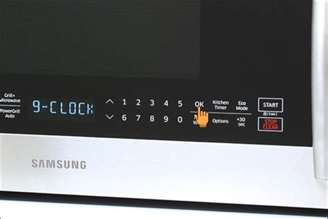 Adjust Clock in Samsung Microwave Oven? | Samsung Support India