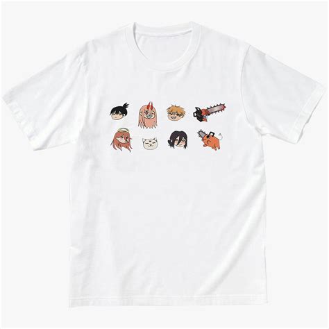 Chainsaw Man Cute Characters Anime T-Shirt - Aesthetic Shop