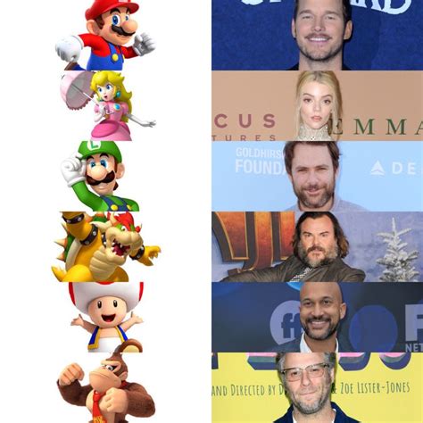 Voice Cast of the Super Mario Bros. Movie | Super mario bros, Movies, Mario bros