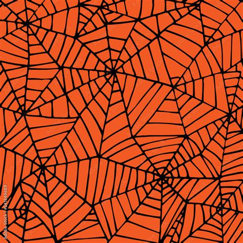 Halloween spider web wallpaper, hand drawn, background, print, art ...