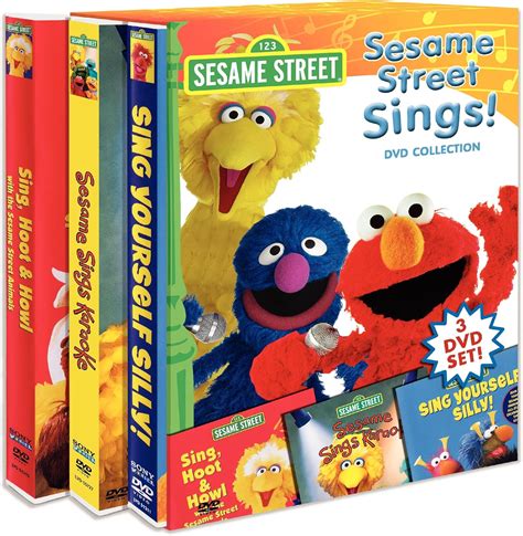 Sesame Street Sings Box Set Sing Yourself Silly, Sesame Sings Karaoke ...