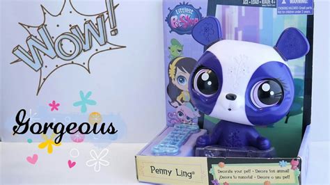 Littlest Pet Shop LPS Decorate Your Pet Penny Ling (Hasbro Toys Unboxing 2017) - YouTube