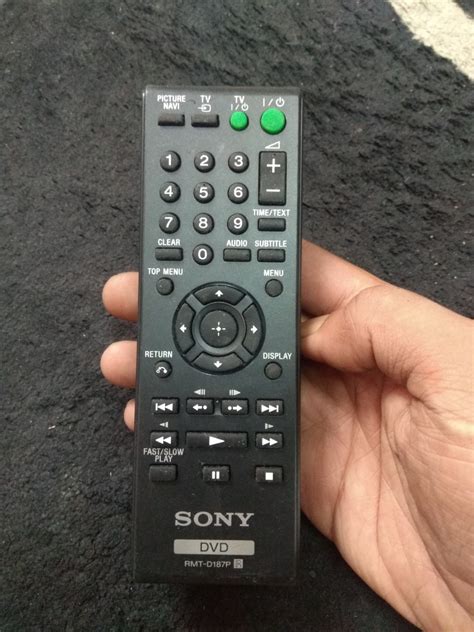 Sony dvd remote control, TV & Home Appliances, TV & Entertainment, TV ...