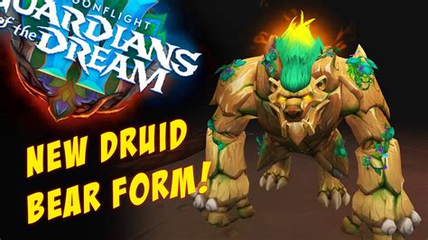 WoW | Druid NEW BEAR FORM [10.2] - YouTube