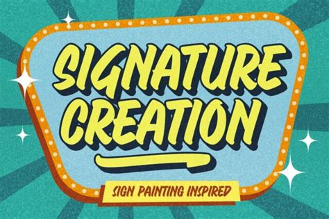 Signature Creation Font - Download Free Font