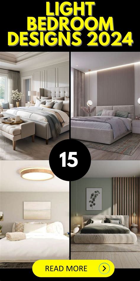 2024 15 Trends In Light Bedroom Designs: Modern, Luxurious, And LED ...