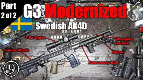 Modernizing the G3 - HK91 | The Swedish 🇸🇪 AK4D 🇸🇪 (HK91-G3 Part 2 ...