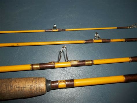 Vintage Wright & McGill Eagle Claw Trailmaster 6 1/2' 4 Section Spin Casting Rod - Rods